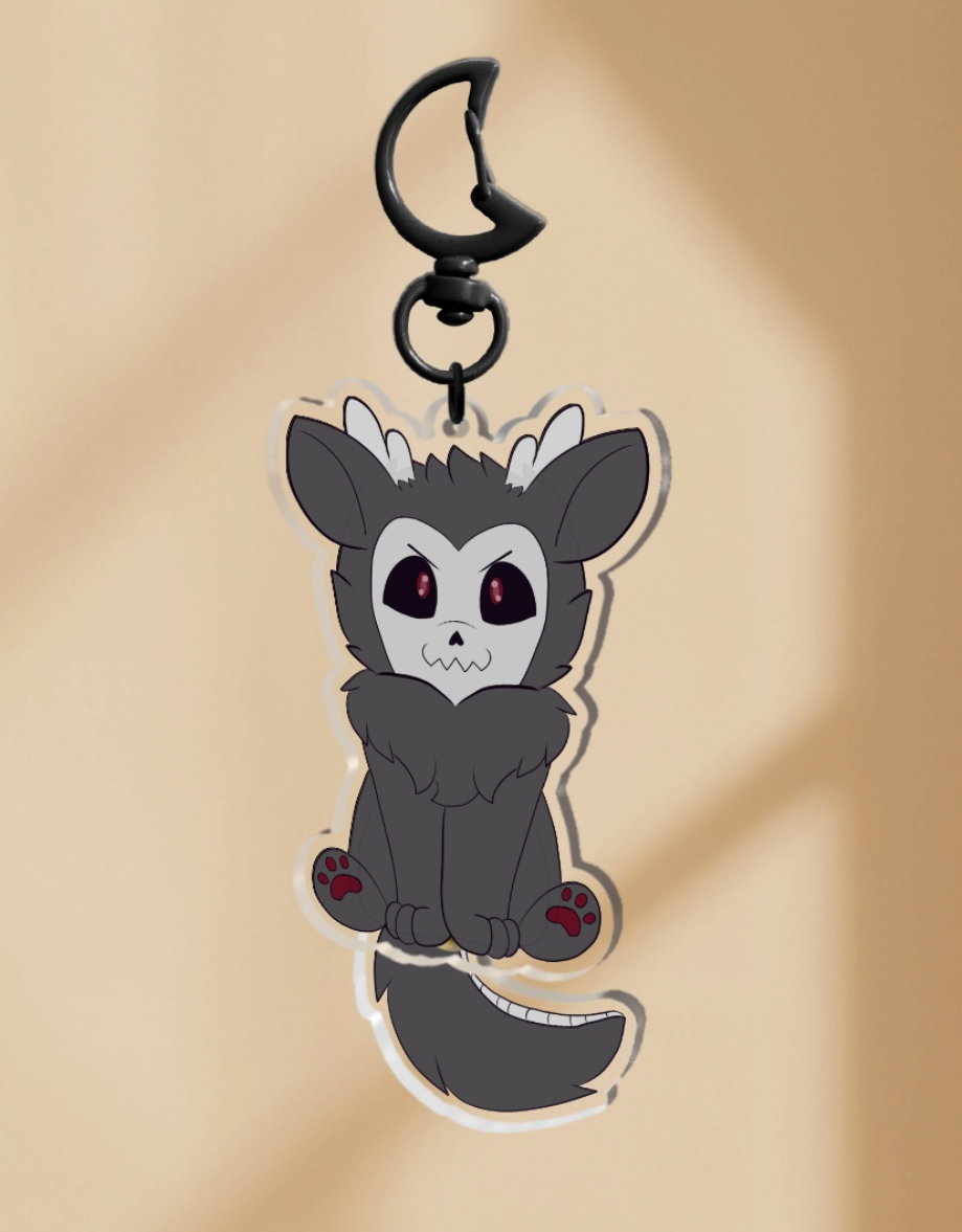 Wagging Tail Wendigo Keychain