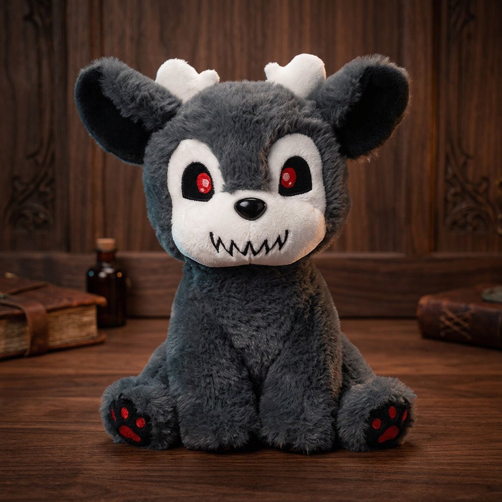 Dark Cryptid Pup Stuffed Plush Toy - Cuddly Cryptids – CuddlyCryptids