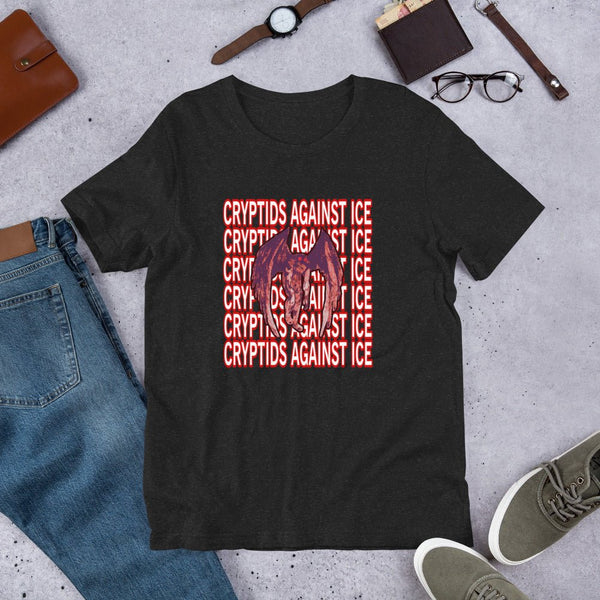 Cryptids Against ice T-Shirt - CuddlyCryptids