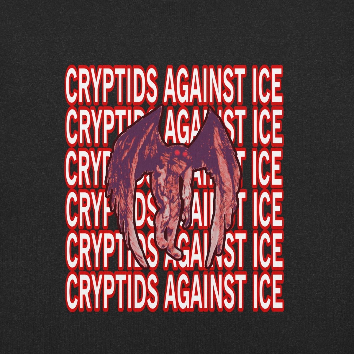 Cryptids Against ice T-Shirt - CuddlyCryptids