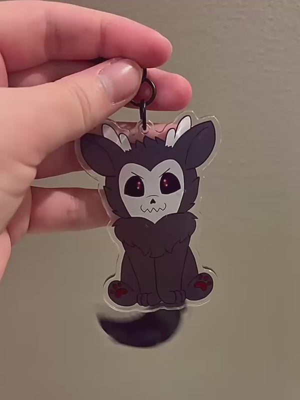 Wagging Tail Wendigo Keychain