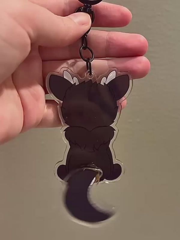 Wagging Tail Wendigo Keychain