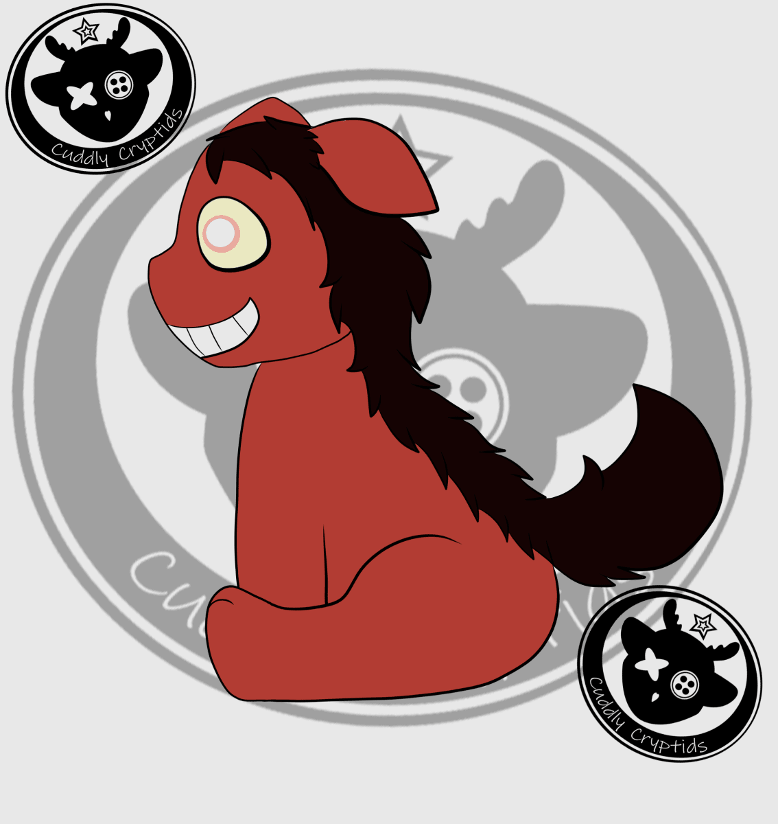 Smile Dog Plush — Pre-Prototype Preorder - CuddlyCryptids