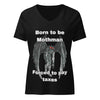 Women’s Mothman relaxed v - neck t-shirt - CuddlyCryptids
