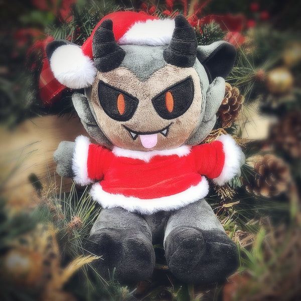 Little Krampus Plush Stuffed Toy (PRE-ORDER)-Limited Run - CuddlyCryptids
