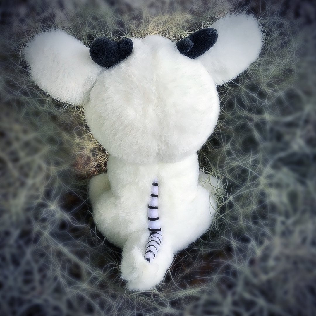 Snowy Cryptid Pup Plush Stuffed Toy - CuddlyCryptids